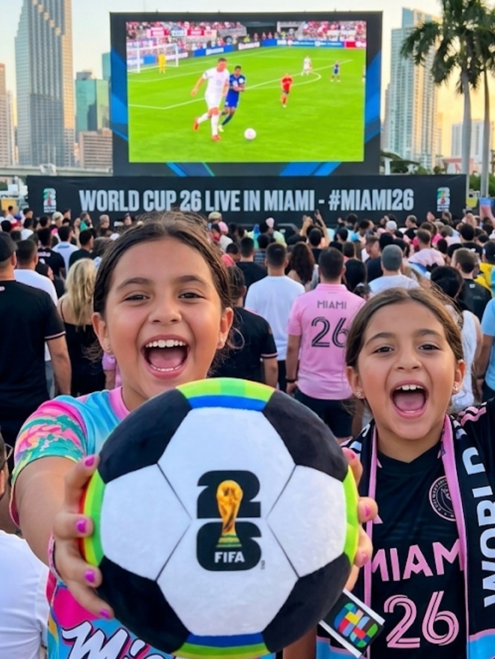 Fifa official Plush soccer Ball ⚽️ WORLD CUP 2026 Multi color